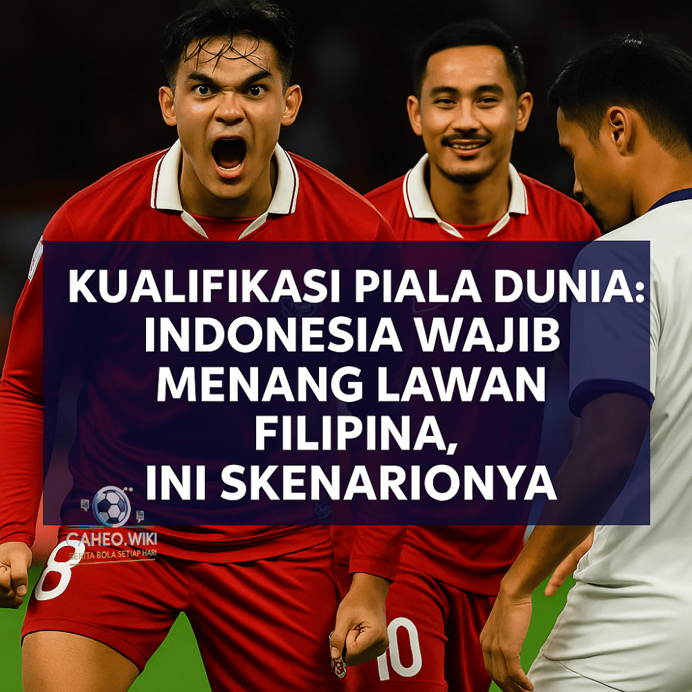 Pemain Timnas Indonesia saat menghadapi Filipina di Kualifikasi Piala Dunia 2026