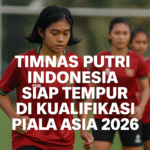 Pemain Timnas Putri Indonesia saat latihan menjelang Kualifikasi Piala Asia Wanita 2026