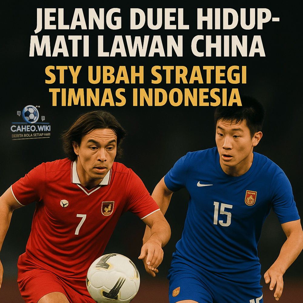 Pemain Indonesia dan China bersaing sengit jelang laga penentu Kualifikasi Piala Dunia 2026